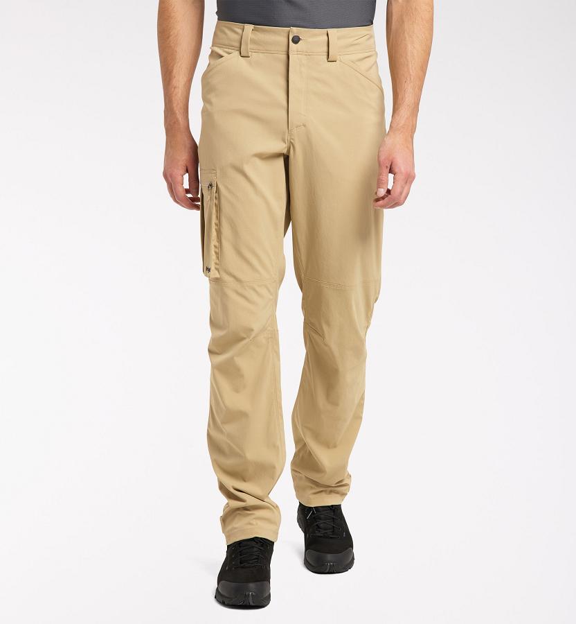 Haglöfs Mens Mid Forest Hiking Pants Khaki New Zealand 46578ZEYH